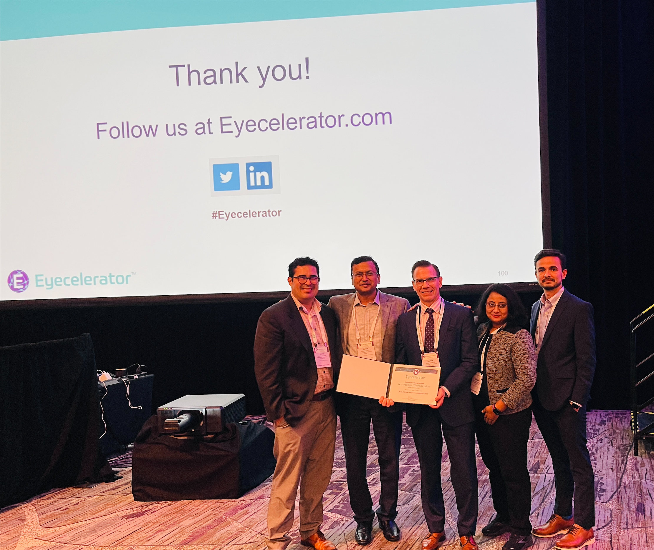 Nanoscope Therapeutics Wins 'Best Of Show' Award At AAO Eyecelerator ...